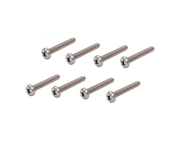 M2x20mm Yuvarlak Yıldız Kafa Cıvata 8 Adet (Yeke Vidası)