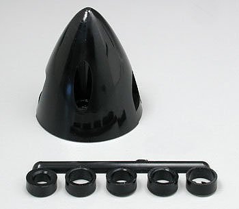 Haoye Plastik Spinner 64mm Siyah