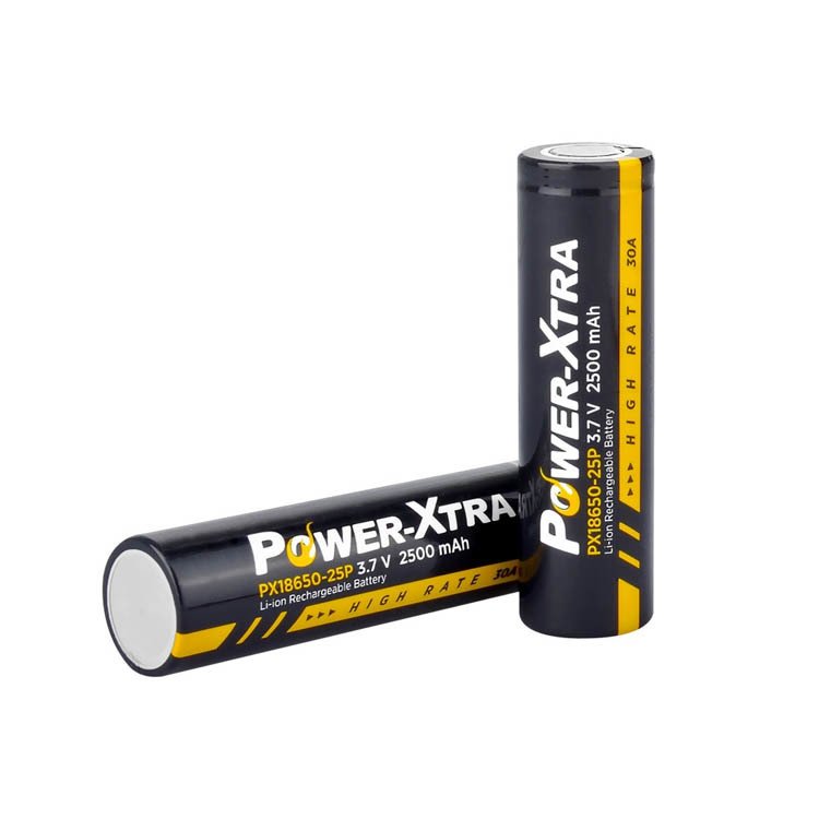 Power-Xtra PX18650-25P 3.7V 2500 Mah Li-ion Şarjlı Pil 12C 30A