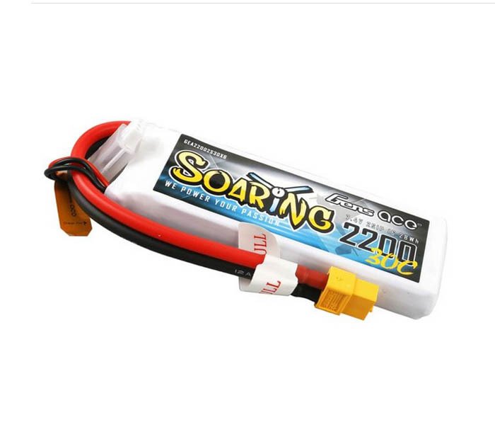 Gens Soaring 7.4v 2200mah 30C 2S LiPo P2198