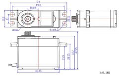 Fitec FS5106R 6.0 Kg 360 Derece Sonsuz Dönüş Standart RC Servo Motor