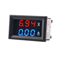 Voltmetre Ampermetre DC 100V 10A Dual Digital Volt Meter Gauge