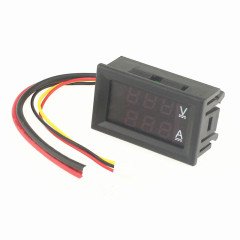 Voltmetre Ampermetre DC 100V 10A Dual Digital Volt Meter Gauge