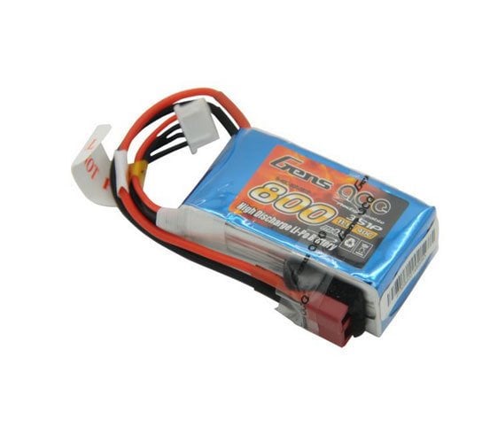 Gens Ace 11.1v 800mah 40C 3S LiPo