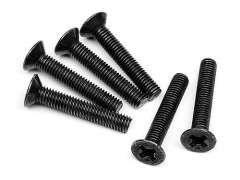 Flat Head Screw M3x18mm (6pcs)