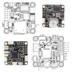 Omnibus F4 Pro V2 Betaflight STM32 F405 MCU Dahili OSD Uçuş Kontrolcüsü