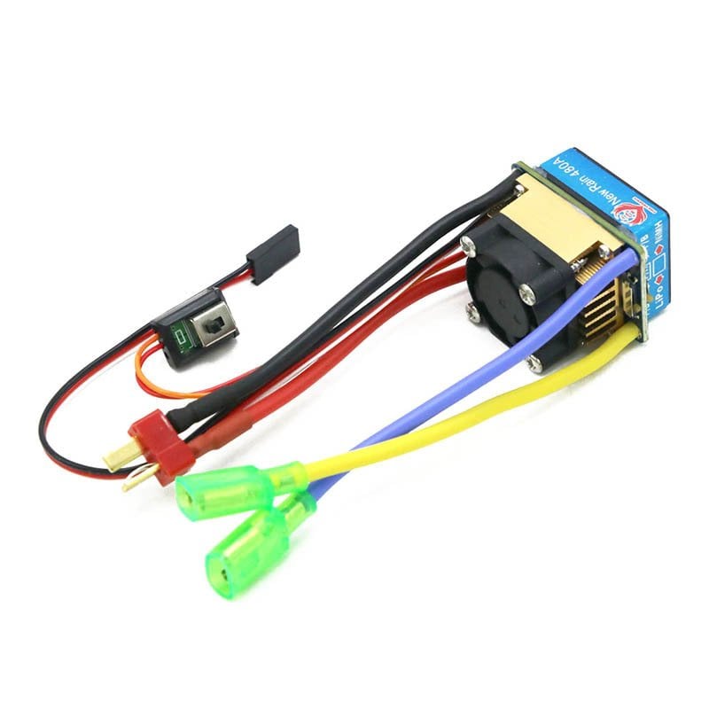 Fırçalı 60A/480A Araba/Tekne ESC 7.2V-12.8V 2-3S