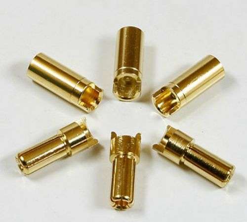 5.5mm Gold Konnektör (Dişi-Erkek 3 lü Set)
