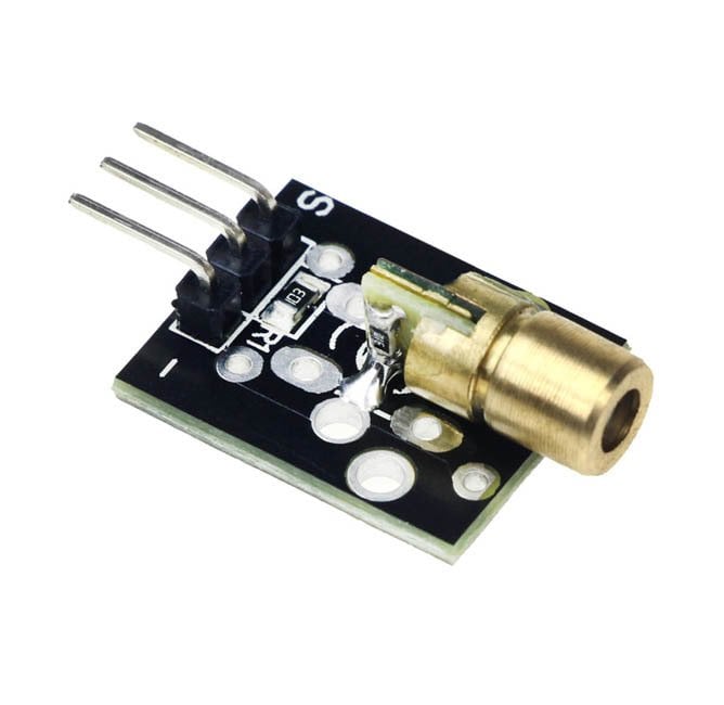 KY-008 650nm Lazer Sensör Modülü Arduino Mesafe Ölçüm Sensörü