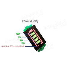Işıklı Batarya Durum Göstergesi 4S LiPo İçin