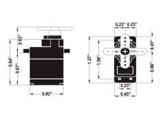 Hitec HS-65HB+ Güçlü Mikro Servo (Karbonite Dişli)