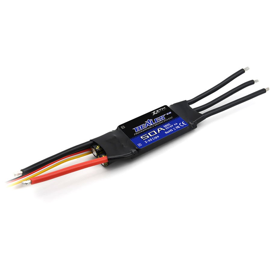 ZTW Beatles G2 50A ESC 32-Bit 2-4S (SBEC 5-6V 4A) Fırçasız Motor Sürücü