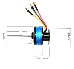 3511-750KV Outrunner Brushless Motor (Blazer)