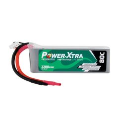 Power-Xtra PX2200HP 11.1V 2200mAh 80C 3S1P Li-Polymer Pil