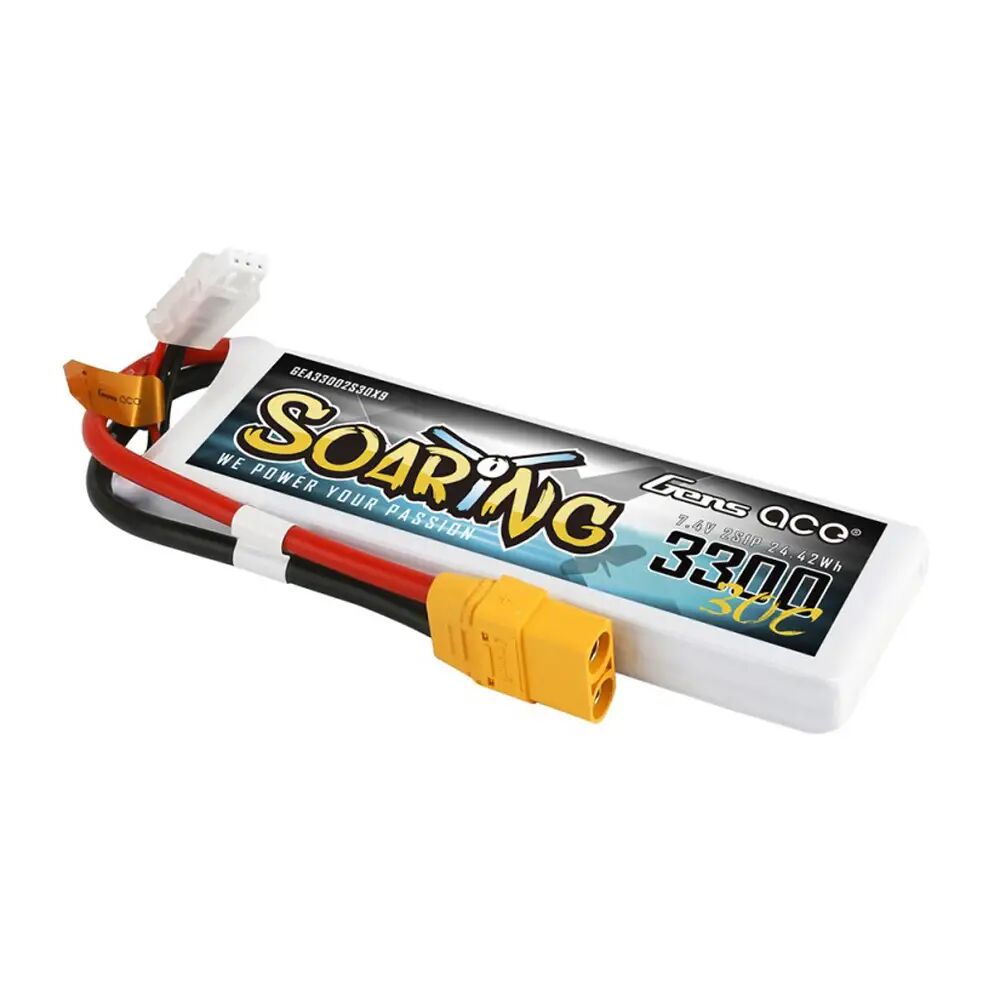 Gens Ace 7.4v 3300mah 30C 2S LiPo