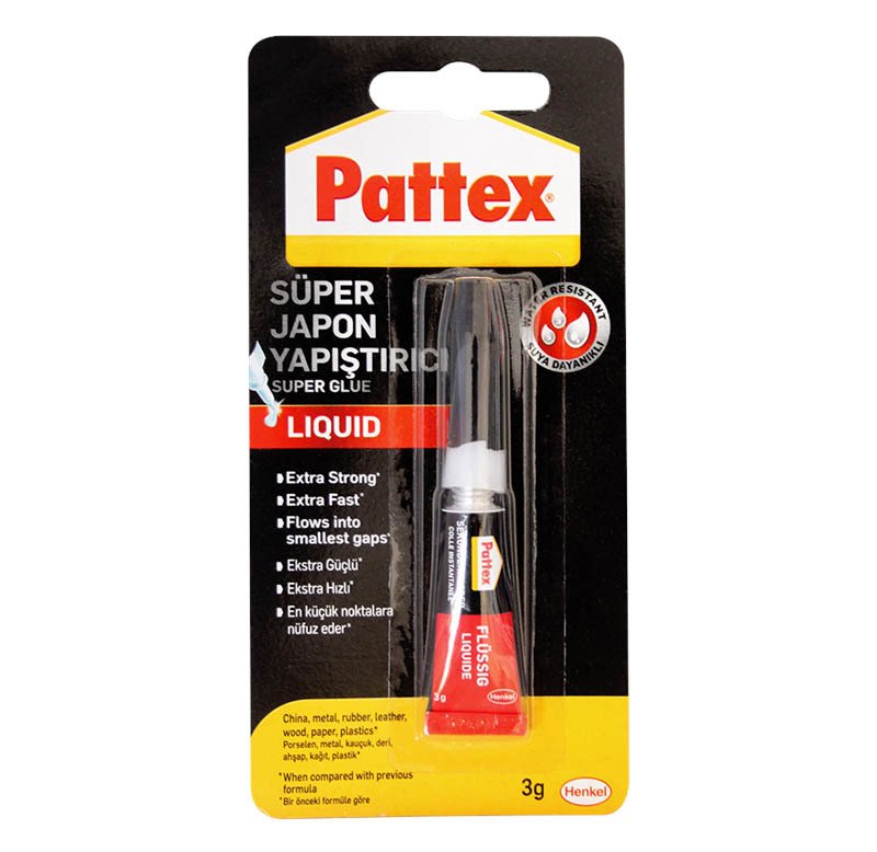 Pattex Süper Japon Yapıştırıcı 3gr (Hızle ve Güçlü)