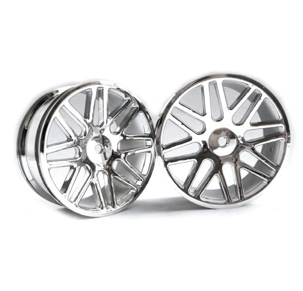 Front Spoke Rims Rally 1/10 Krom Rc Jant G:29mm (2 Adet)