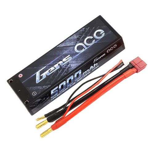 Gens ACE 7.4v 5000mah 50C 2S LiPo (Hardcase)