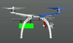 SK500 Quadcopter Frame PCB (50cm) & Landing Gear