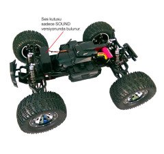 Kaiser eMTA Monster Truck 1/8 EP 4WD Red Uzaktan Kumandalı Araba