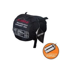 Evolite Ultralight 1000 -5ºC (Siyah) Uyku Tulumu