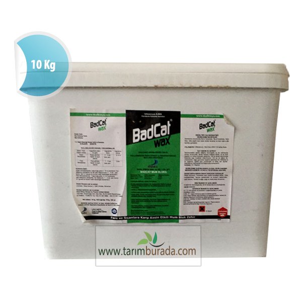 Badcat Wax Mum Blok Tarla Faresi Zehirleri 10 Kg