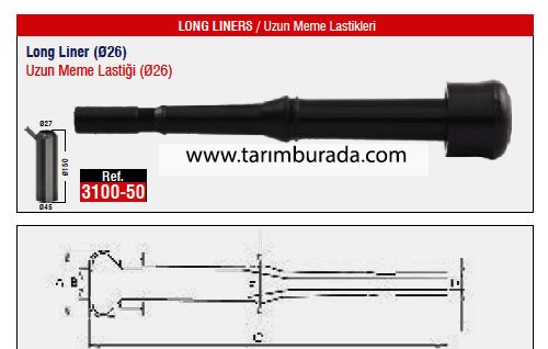 Büyükbaş Uzun Meme Lastiği