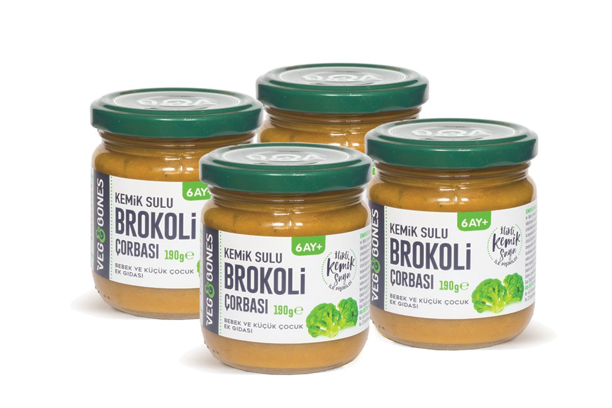 Kemik Sulu Brokoli Çorbası 4'LÜ PAKET