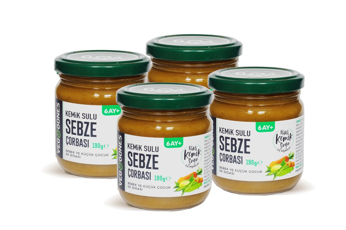 Kemik Sulu Sebze Çorbası 4'LÜ PAKET