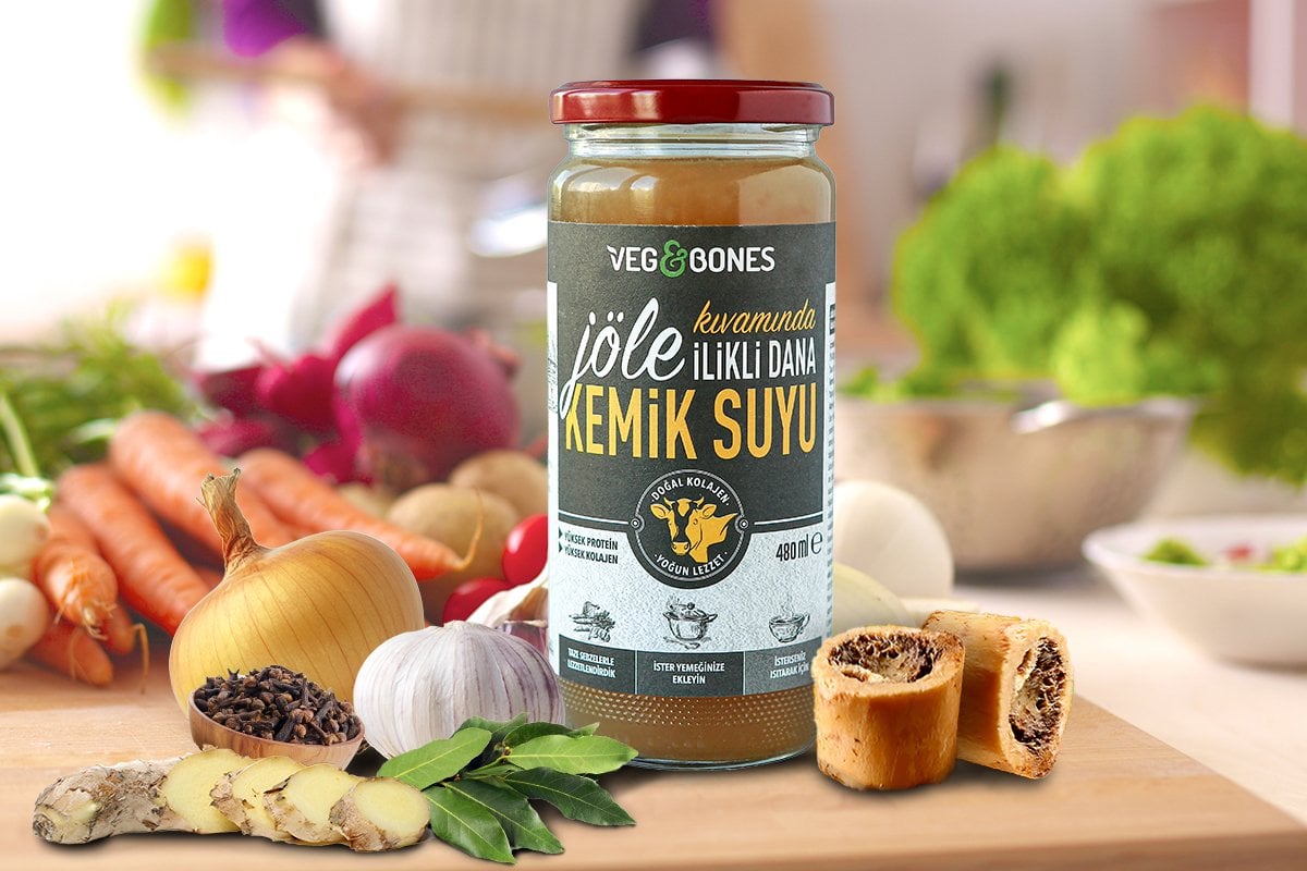 Jöle Kıvamında İlikli Dana Kemik Suyu 480 ml