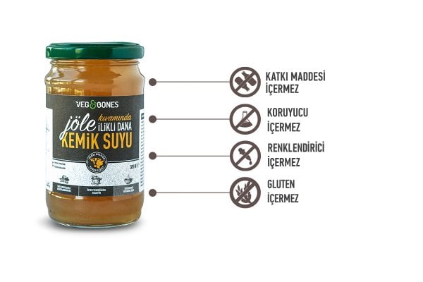 Jöle Kıvamında İlikli Dana Kemik Suyu 320 ml