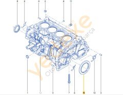 MEGANE IV TALİSMAN DUSTER 1.6 H4M Arka Krank Keçe