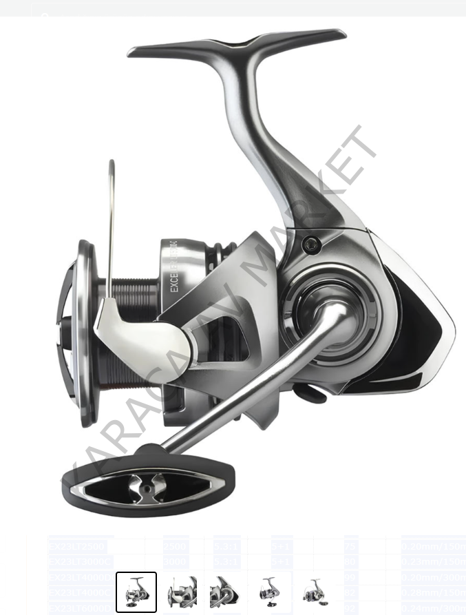 Daiwa Exceler23 LT 4000C Makara