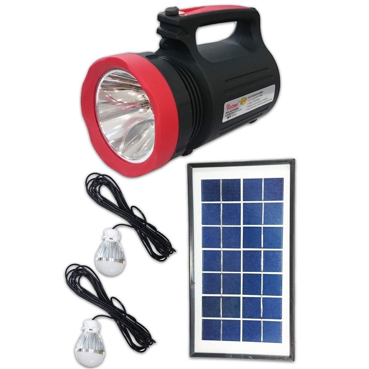 Watton  WT-315 El feneri ve solar led ampul