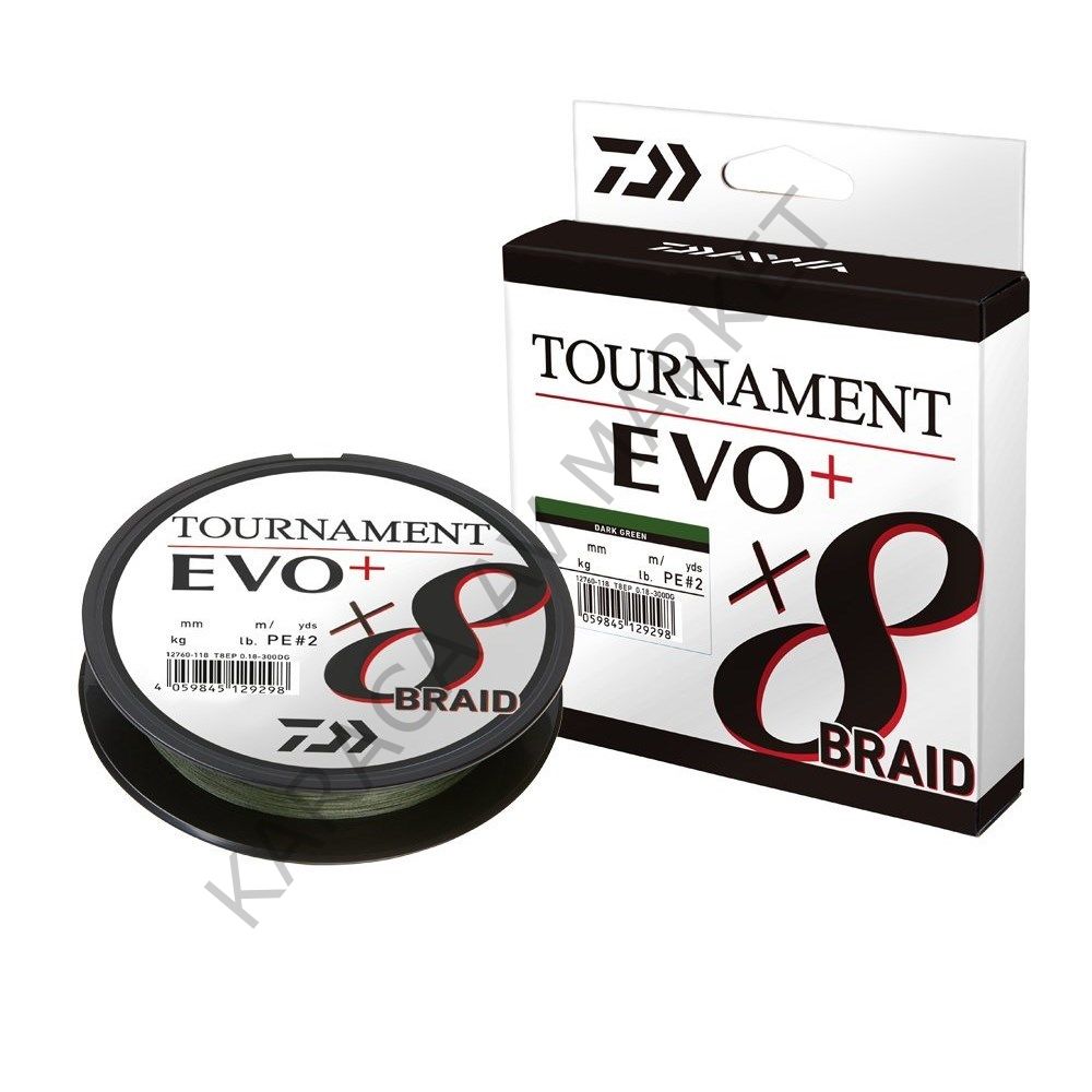 Daiwa Tournament EVO+ 8B Dark Green İp Misina (135m)