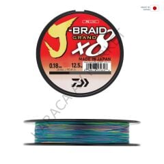 Daiwa JB Grand 8B 300m Multi Color İp Misina 0,28 mm