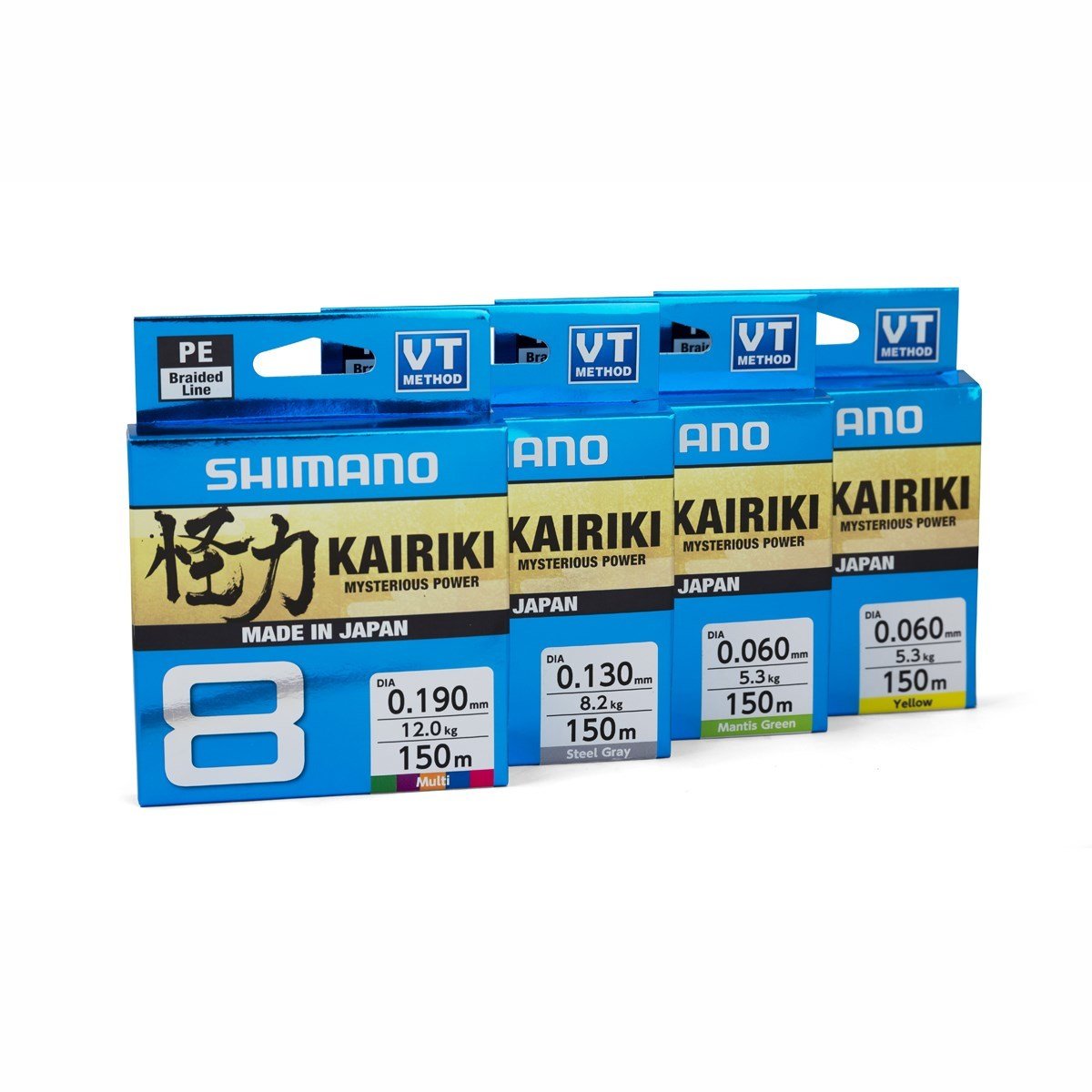 Shimano Kairiki 8 300m Yellow 0.200mm/17.1kg Yellow 0.200mm/17.1kg