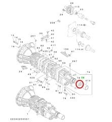 D-max Şanzıman Arka Keçesi 4x4 2004- Ve Sonrası