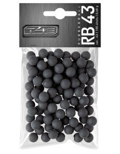 UMAREX T4E RB .43 KALİBRE SİYAH RUBBERBALL / 100 ADET