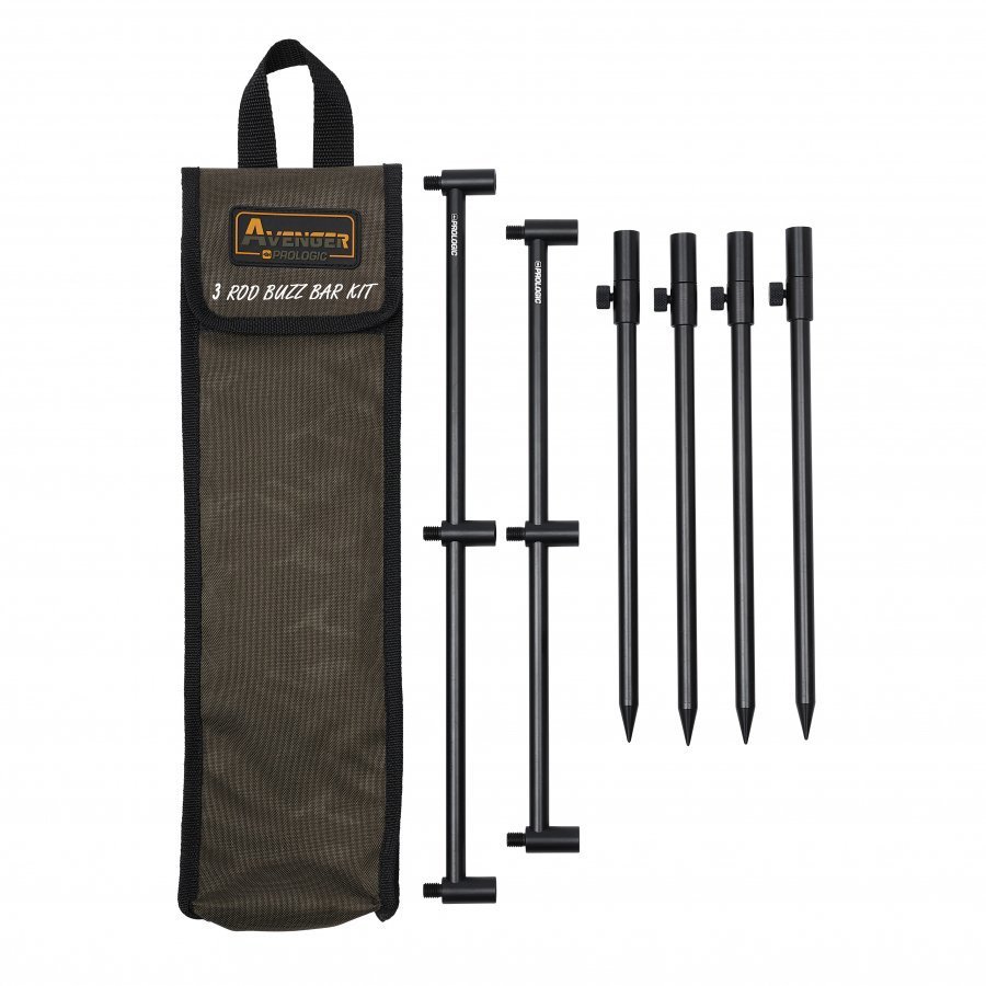 Prologic Avenger Buzz Bar Kit&Caryycase 3 Rod 20-34 cm