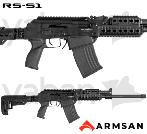 ARMSAN ARMTAC RS-S1 SİYAH TELESKOPİK ŞARJÖRLÜ AV TÜFEĞİ