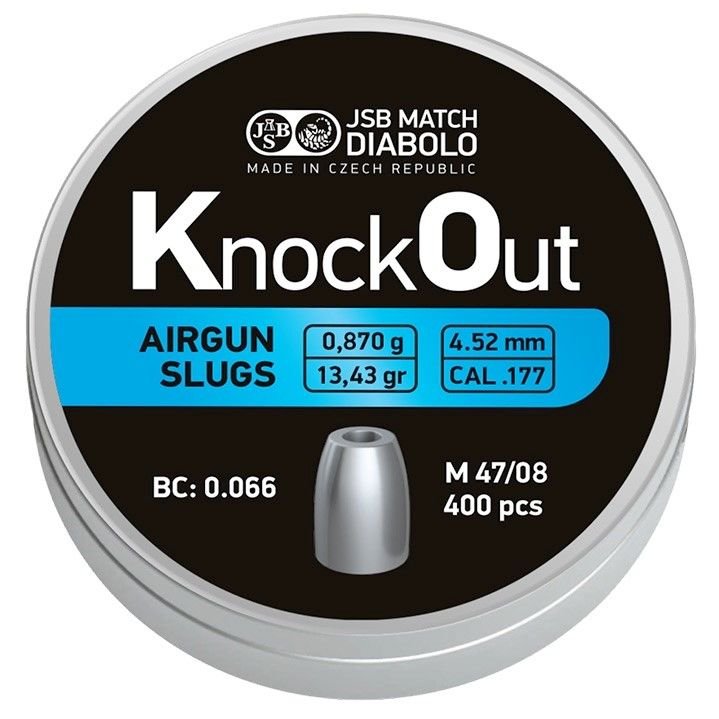 JSB DIABOLO KNOCKOUT 13.43 GRAIN 4.52 MM SAÇMA / 400 ADET