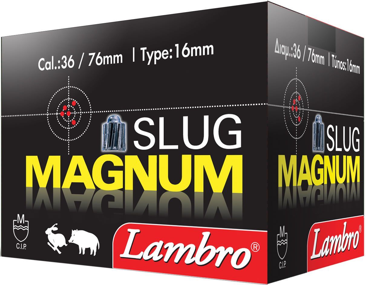 LAMBRO MAGNUM SLUG TEK KURŞUN - 36 CAL.