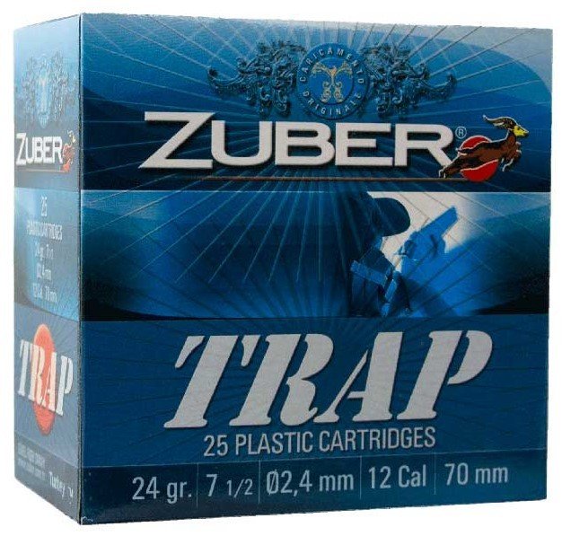 ZUBER 24 GR. NO:7,5 TRAP FİŞEĞİ - 12 CAL.