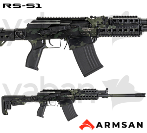 ARMSAN ARMTAC RS-S1 CAMO MULTICAM BLACK TELESKOPİK ŞARJÖRLÜ AV TÜFEĞİ