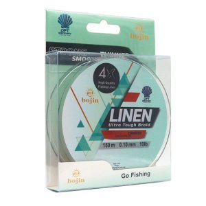 DFT Bojin 4X Linen İp Misina 0.10 mm  150 m  Yeşil