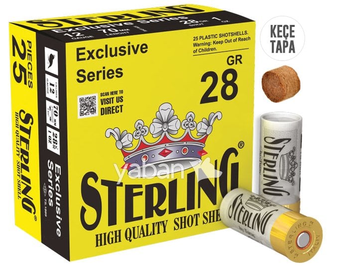 STERLING 28 GR. KEÇE TAPA AV FİŞEĞİ - 12 CAL.