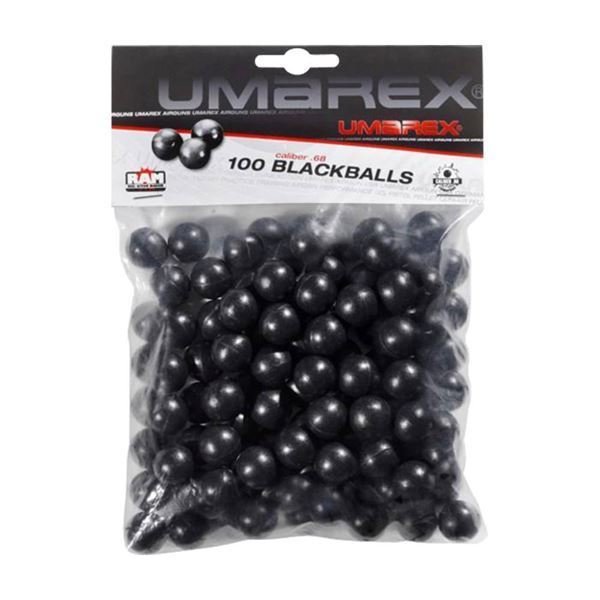 UMAREX .68 KALİBRE SİYAH RUBBERBALL / 100 ADET