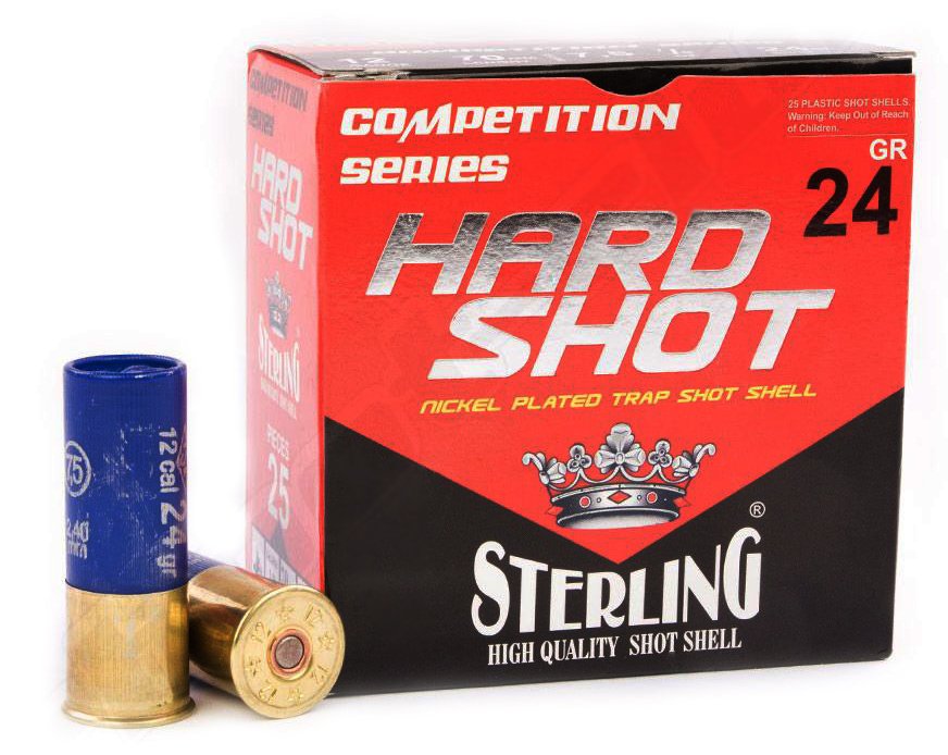 STERLING HARD SHOT NİKEL 24 GR. NO:7,5 TRAP FİŞEĞİ - 12 CAL.