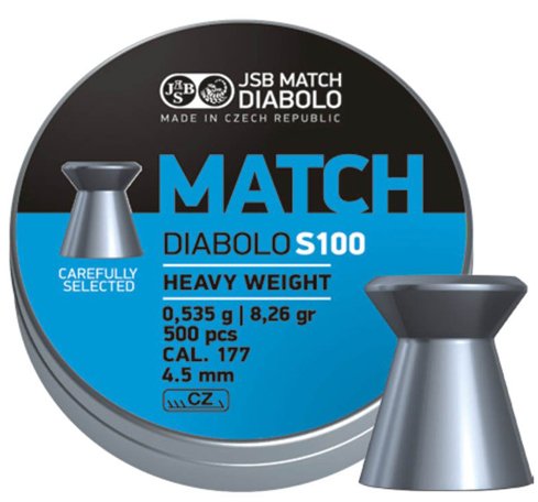 JSB MATCH DIABOLO HEAVY WEIGHT 8.26 GRAIN 4,49 MM SAÇMA / 500 ADET